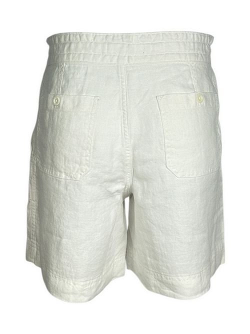 bermuda donna in lino bianco Ralph Lauren | 200P13695001